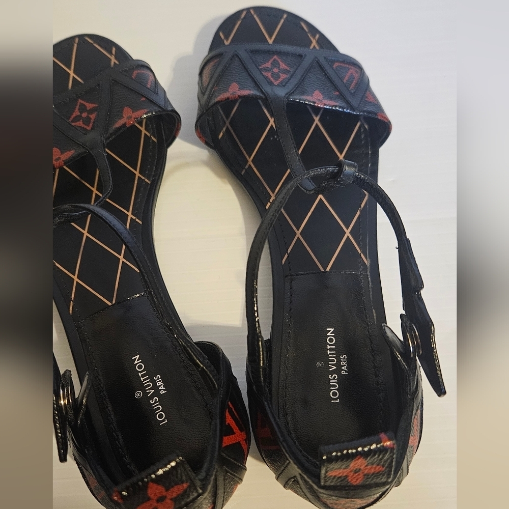 Louis Vuitton Monogram REVIVAL Sandals Shoes EURO 39 - Picture 12 of 16
